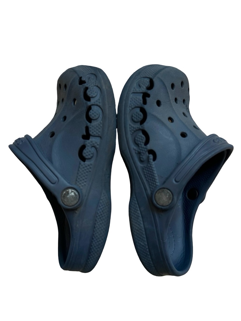 Crocs Kids Baya Clog Navy Size J1 Comfort Slip On Shoes - Picture 6 of 10